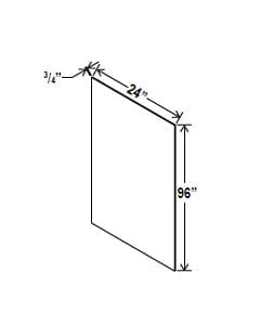 Navy Blue - Shelf Board - 24"W x 96"H X 3/4"D