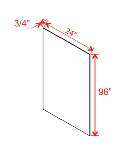 Shelf Board - 24"W x 96"H X 3/4"D
