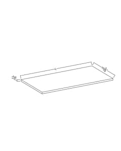 Shelf Board - Wall Cabinet 36"W x 22"H x 1/4D