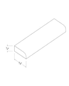 Matte Ivory - Scribe Molding - 3/4"W X 96"H X 1/4"D