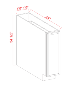 Base Cabinet - 9"W x 34-1/2"H x 24"D - 1D