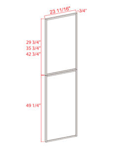 Tall Decorative Door Panel - 23 1/2" W x 901/2"H