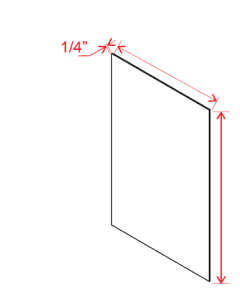 Tall Skin Veneer Panel - 23 1/4" W x 96"H x 1/4"D