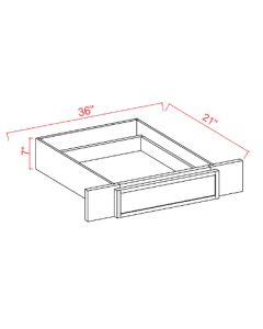 Knee Drawer - 36"W x 7"H x 21"D