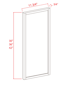 Slim Aston Green - Wall Decorative Door Panel - 11 1/2"W x 29"H